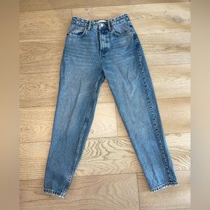 Zara mom jeans.